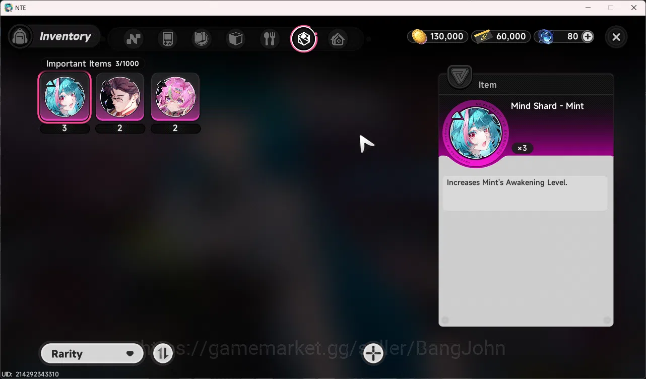 Neverness to Everness Accounts EU | Starter Lvl3 | 1 S Char Nanally + 5 A char |  image 2