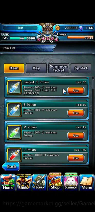 Grand Summoners Accounts Global|Rank 55|6 Ascend|EmiyaTW,ChloeTW,S ChloeTW, image 7