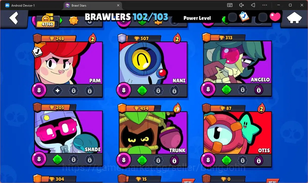 Brawl Stars Accounts Global |47166 Trophy|102 Brawler|37 Max Hypercharg image 13
