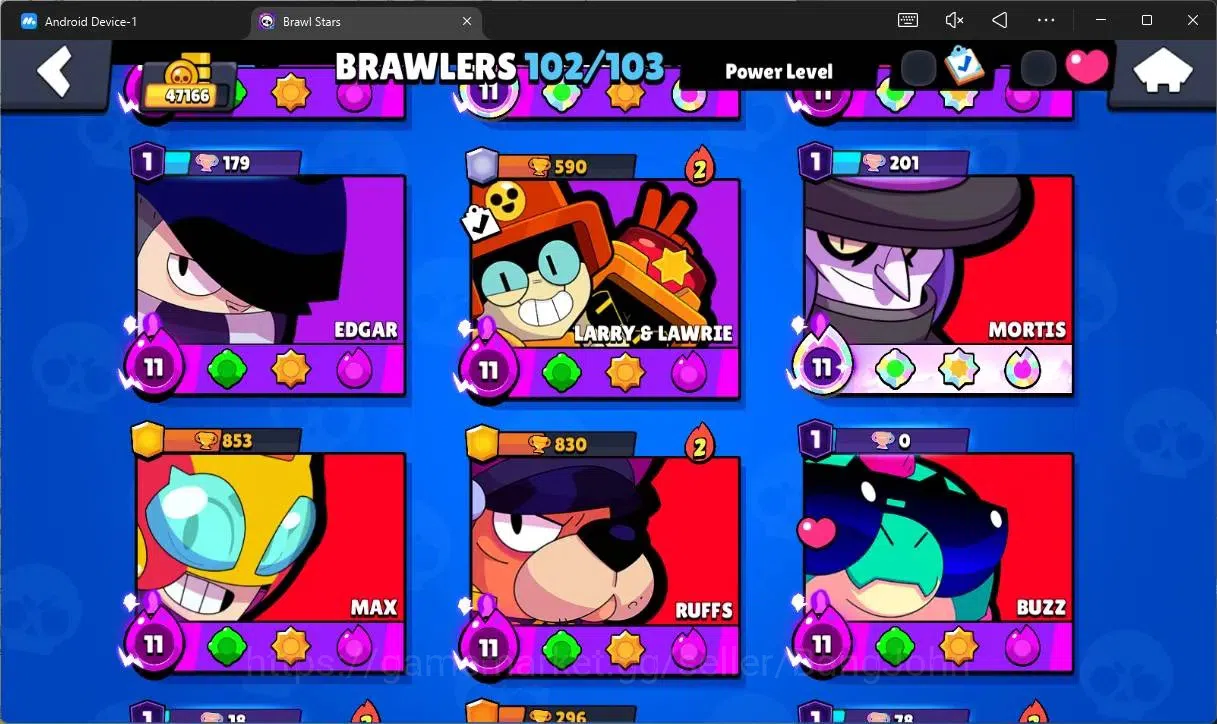 Brawl Stars Accounts Global |47166 Trophy|102 Brawler|37 Max Hypercharg image 7