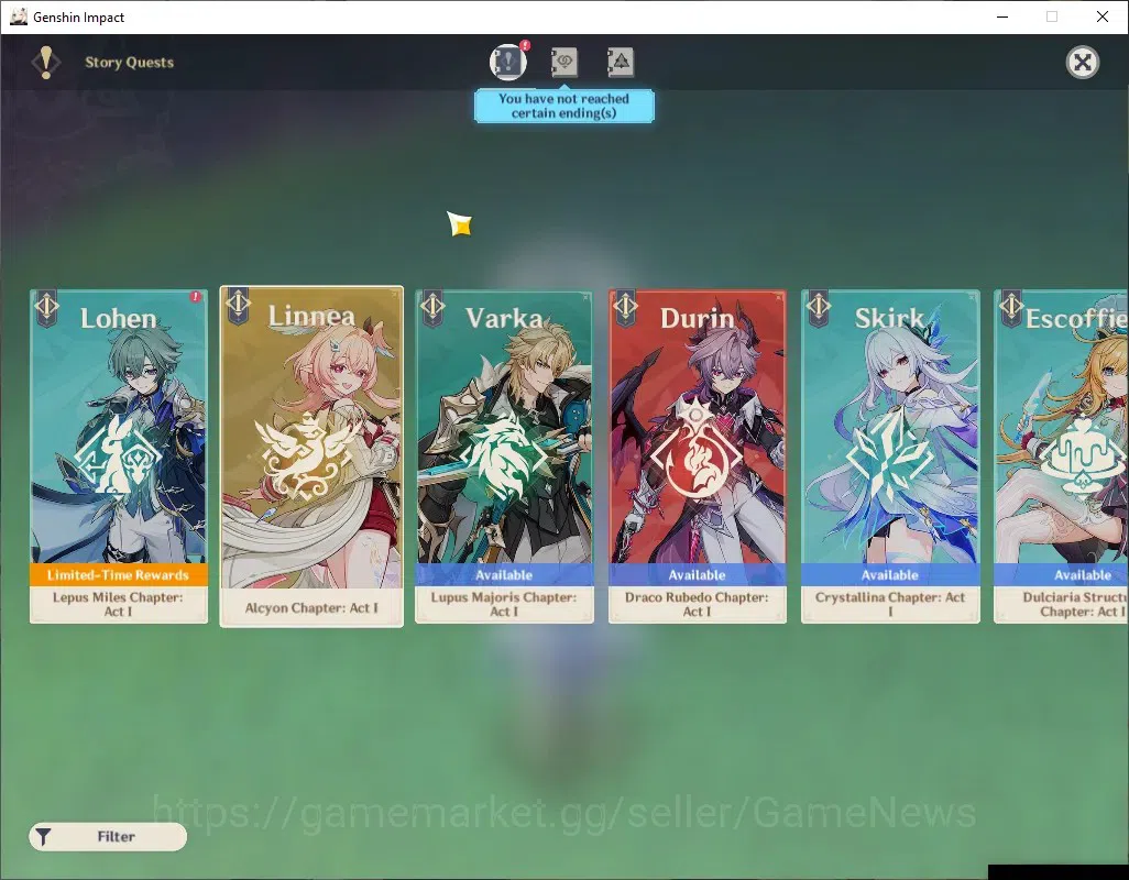 Genshin Impact Accounts ASIA|AR 50|2 Limited + 3(*5 Weapon)|Nefer+Sign,Lau image 18