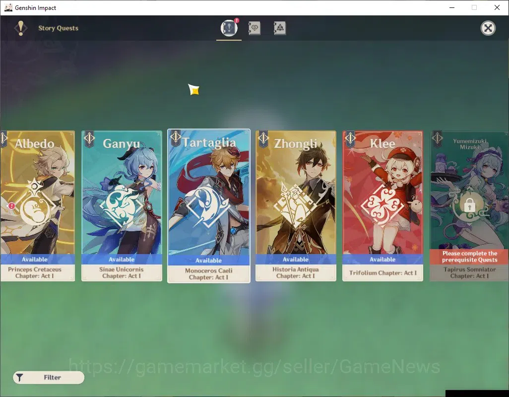 Genshin Impact Accounts ASIA|AR 50|2 Limited + 3(*5 Weapon)|Nefer+Sign,Lau image 19