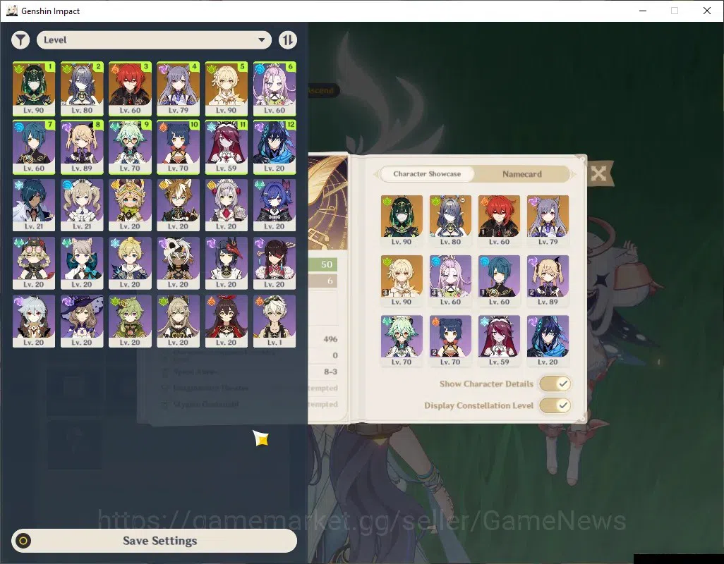 Genshin Impact Accounts ASIA|AR 50|2 Limited + 3(*5 Weapon)|Nefer+Sign,Lau image 2
