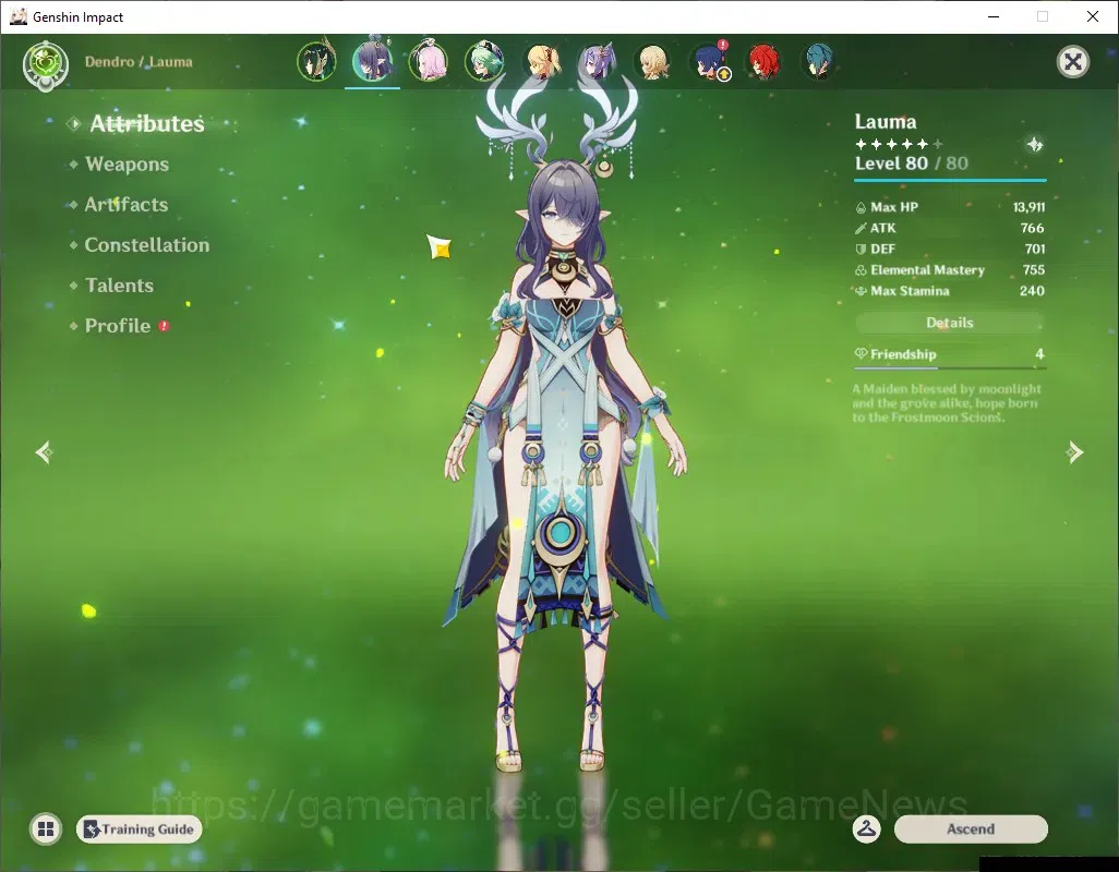 Genshin Impact Accounts ASIA|AR 50|2 Limited + 3(*5 Weapon)|Nefer+Sign,Lau image 4