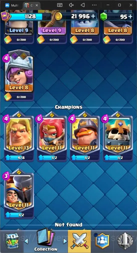 Clash Royale Accounts Global |CL 1128|KTL 12|Trophy 7243|115 Cards|5 Cha image 11