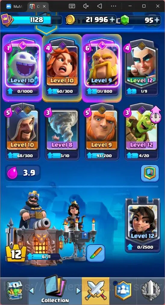 Clash Royale Accounts Global |CL 1128|KTL 12|Trophy 7243|115 Cards|5 Cha image 6