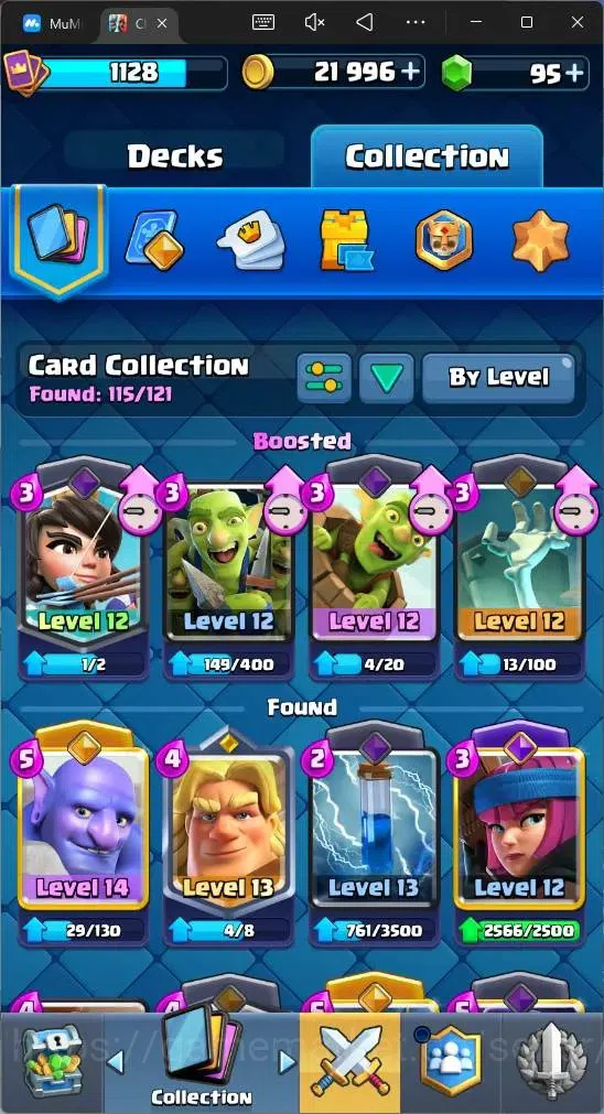 Clash Royale Accounts Global |CL 1128|KTL 12|Trophy 7243|115 Cards|5 Cha image 7