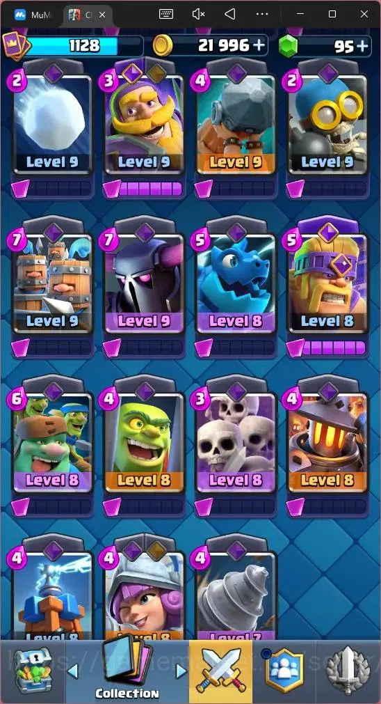 Clash Royale Accounts Global |CL 1128|KTL 12|Trophy 7243|115 Cards|5 Cha image 9