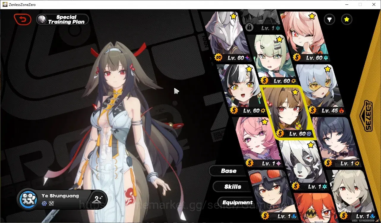 Zenless Zone Zero Accounts Starter ASIA IK60|7 Limited| (Ye Shunguang M6,Jane Doe,Pyrois M3)+Sign Remielle,Dialyn,Sunna,Zhao 1