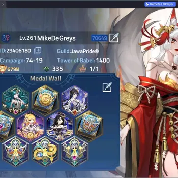 Mobile Legends: Adventure Accounts Global 706**|Lv.261|Camp 74-19|VIP 10|Power:679M|5 Nexus|52 Awakening|Hero 253|10 UR|7