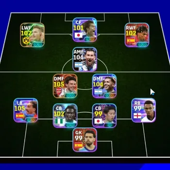 eFootball Accounts High-End Android|Power 3160|Big Time Declan Rice|Show Time Cucurella,E Fernandez,Koki,Tomoya,Kubo,etc|4