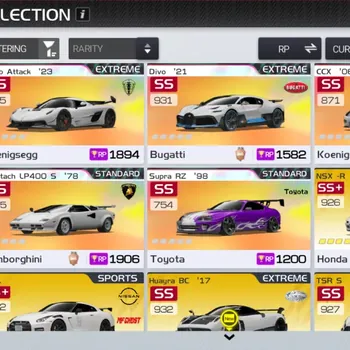 Racing Master Accounts SEA|Lv 45|5 PL Car+Collab MF Ghost|Jesko Attack,Divo,CCX,Countach LP400 S,Supra RZ,GT-R Nismo