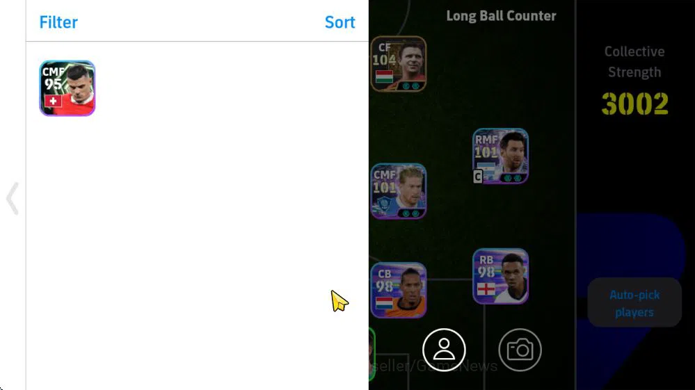 eFootball Accounts Mid-Tier Mobile|Ferenc Puskas(Phenom Pass),Kevin De Bryune(Phenom Pass),Serginho(Edge 2