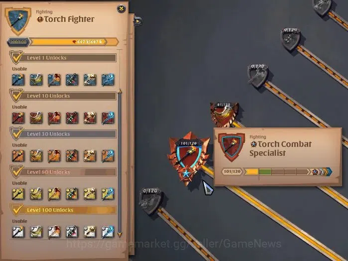 Albion Online Accounts High-End ASIA|290M Total Fame|4 WP Lv 100+ PVP & PVE|4 Off Hand Lv100+|T7 Animal Skinner|12M Fame 11