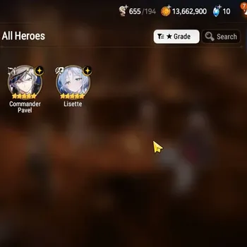 Epic Seven Accounts High-End GLOBAL UnVerif|New Era|2 ML(Lisete,Comnd Pavel)+TA Coli,Iseria,Landy,etc|PoH+ON|Abys F 52|4,4K