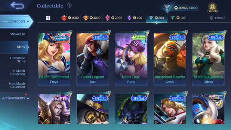 Mobile Legends: Bang Bang Accounts Hero 115 | skin 152|cc natalia | lightborn granger image 17