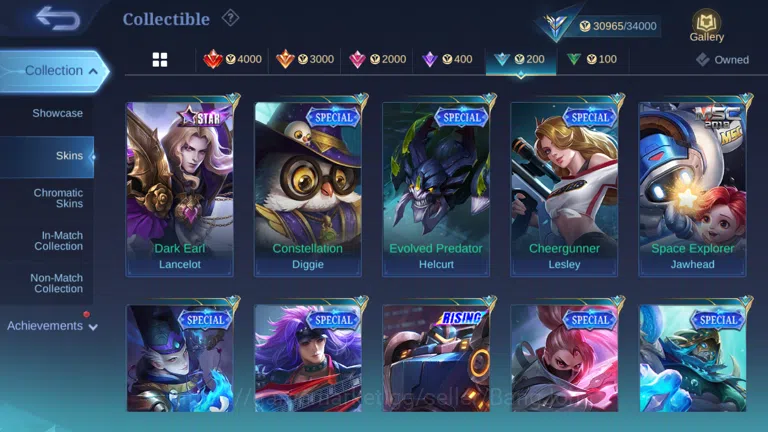 Mobile Legends: Bang Bang Accounts Hero 115 | skin 152|cc natalia | lightborn granger image 18
