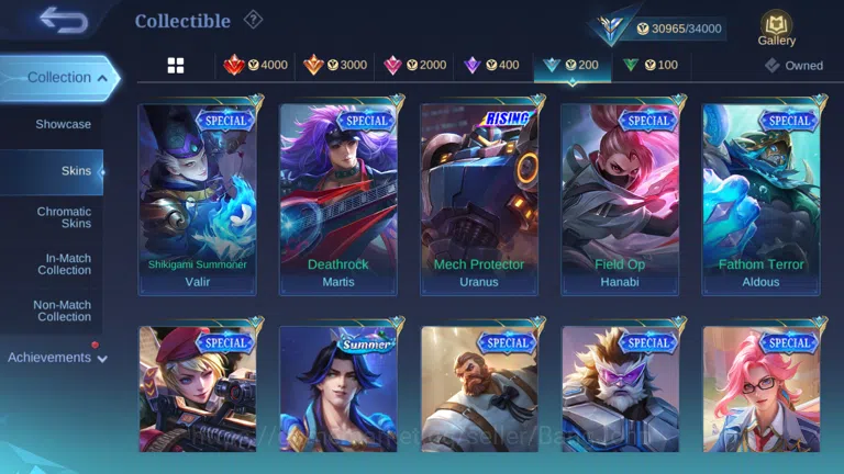 Mobile Legends: Bang Bang Accounts Hero 115 | skin 152|cc natalia | lightborn granger image 19