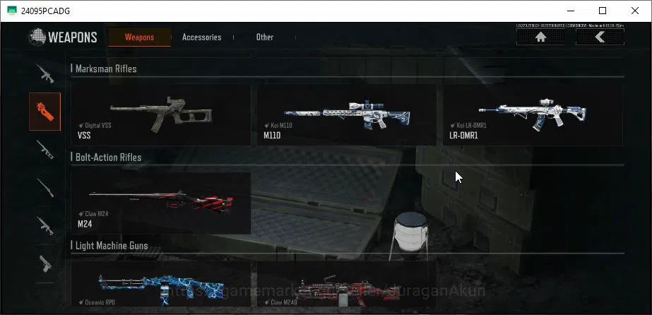 Arena Breakout Accounts Mid-Tier [MOBILE] Lv30|SV 20M|CV 16M|Koi MDR, Koi MCX, Feather MPX,KOI LR DMR,Etc|Many Skin|CN 5