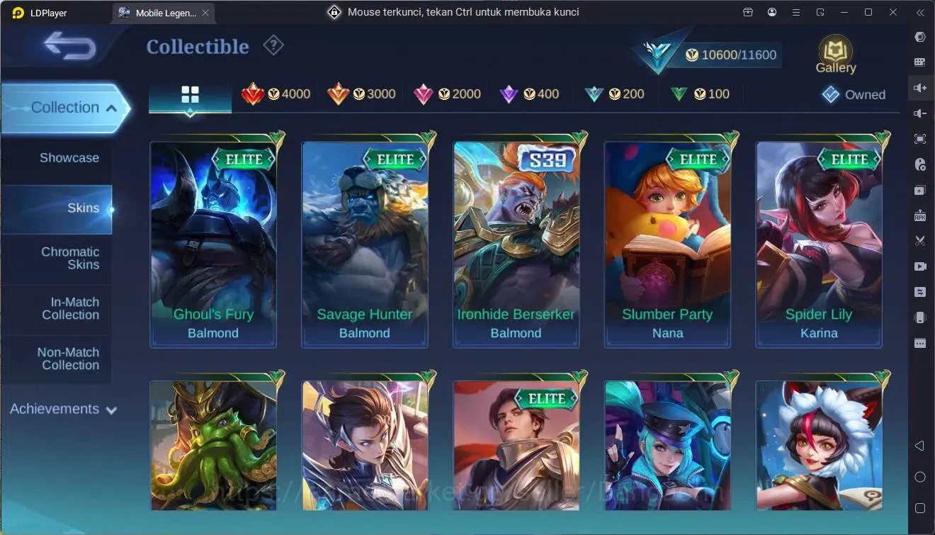 Mobile Legends: Bang Bang Accounts Global |Hero 56|Skin 55|Seasoned|Spongebob Cyclops image 11