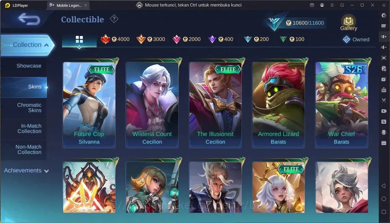 Mobile Legends: Bang Bang Accounts Global |Hero 56|Skin 55|Seasoned|Spongebob Cyclops image 16