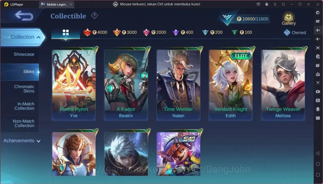 Mobile Legends: Bang Bang Accounts Global |Hero 56|Skin 55|Seasoned|Spongebob Cyclops image 17