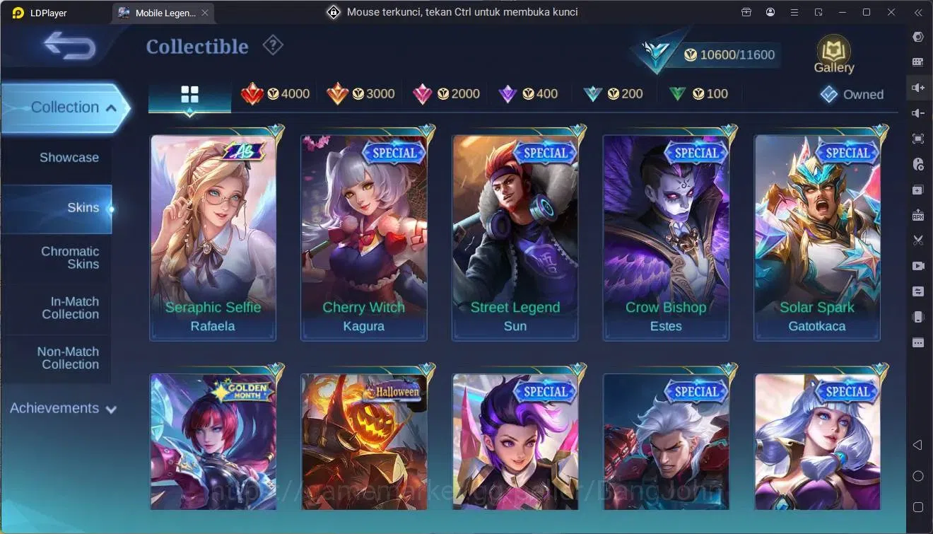 Mobile Legends: Bang Bang Accounts Global |Hero 56|Skin 55|Seasoned|Spongebob Cyclops image 8