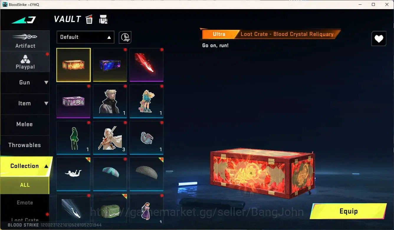 Blood Strike Accounts ASIA | 1 ULTRA Striker: ETHAN - Raid Mask | 4 Lege image 11