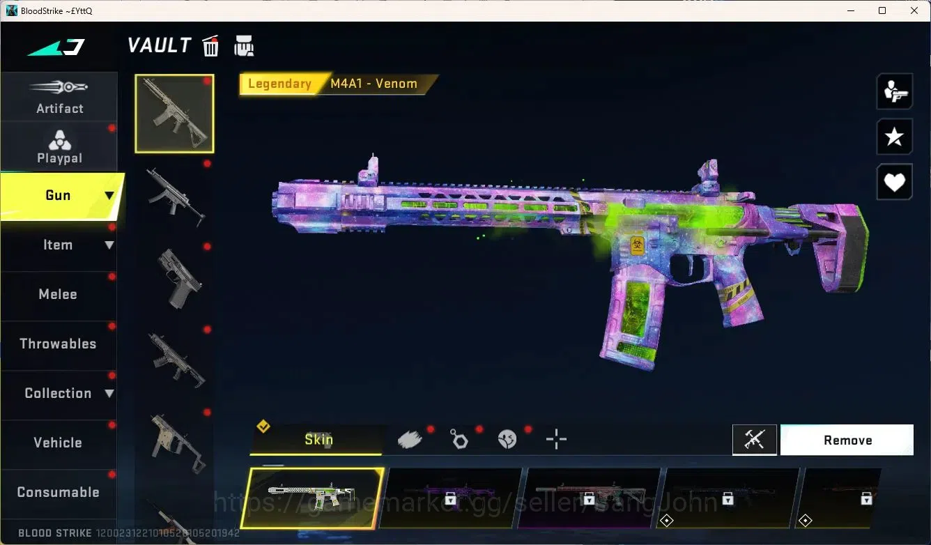 Blood Strike Accounts ASIA | 1 ULTRA Striker: ETHAN - Raid Mask | 4 Lege image 4