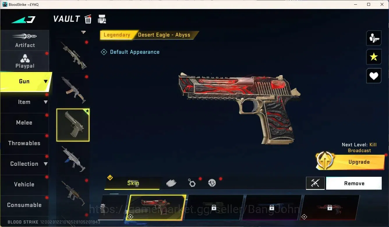 Blood Strike Accounts ASIA | 1 ULTRA Striker: ETHAN - Raid Mask | 4 Lege image 6