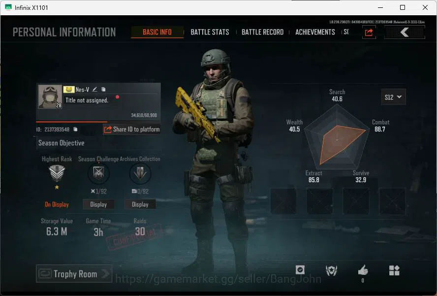 Arena Breakout Accounts Mobile|LVL 28|SV 6,3 M|CV 3,1 M|D SVTU,IBA MDR,mor image 8