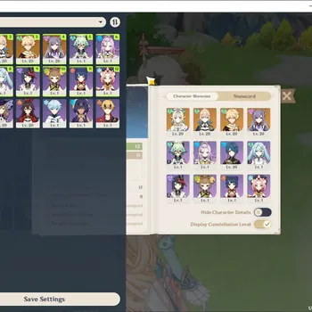Genshin Impact Accounts Starter Asia Starter AR 13|1 Limited (Vesna) + 2 Standard (Keqing & Jean)|Low Main Quest