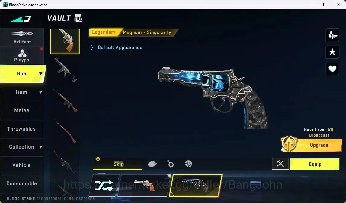 Blood Strike Accounts ASIA | ULTRA MELEE: Lightblade-Dark Force|LEGEND G image 3