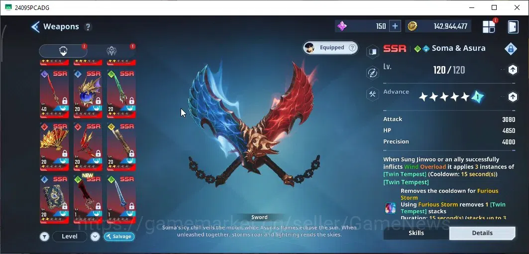 Solo Leveling: ARISE Accounts Lvl 93|2,7M Pwr|[LennartA4,ReijiA4,Il-HwanA1,Hae-i image 11