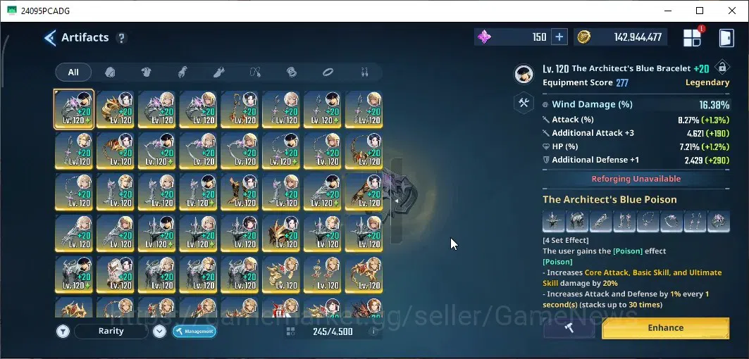 Solo Leveling: ARISE Accounts Lvl 93|2,7M Pwr|[LennartA4,ReijiA4,Il-HwanA1,Hae-i image 15