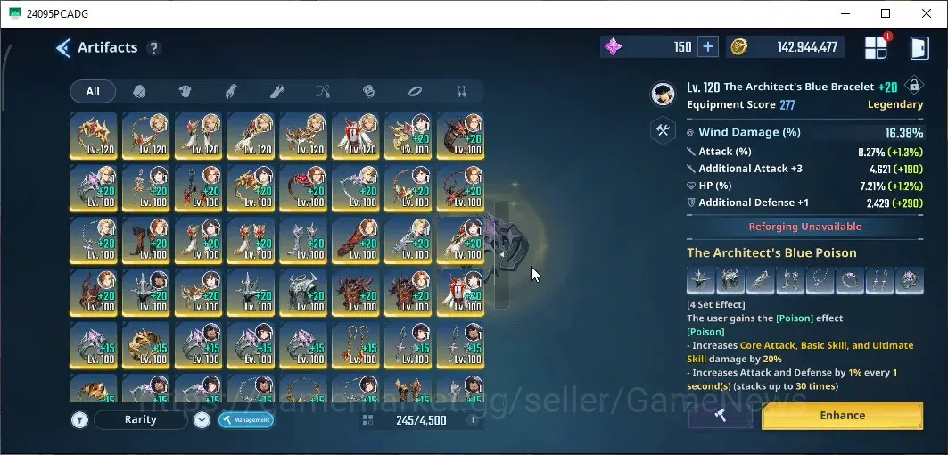 Solo Leveling: ARISE Accounts Lvl 93|2,7M Pwr|[LennartA4,ReijiA4,Il-HwanA1,Hae-i image 16