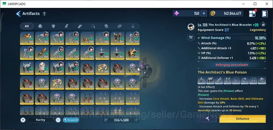 Solo Leveling: ARISE Accounts Lvl 93|2,7M Pwr|[LennartA4,ReijiA4,Il-HwanA1,Hae-i image 17