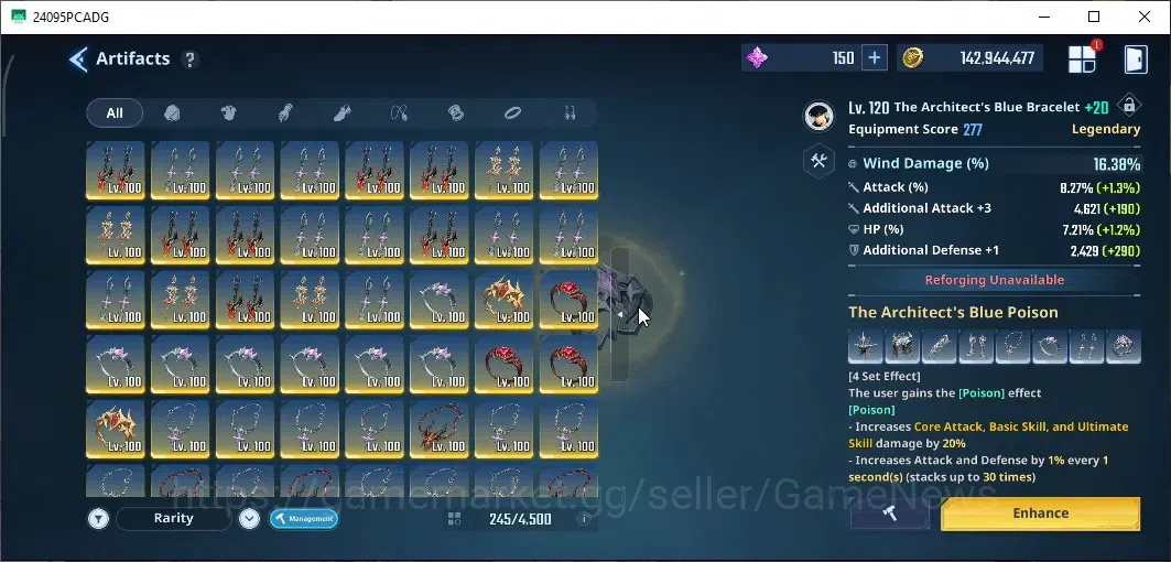 Solo Leveling: ARISE Accounts Lvl 93|2,7M Pwr|[LennartA4,ReijiA4,Il-HwanA1,Hae-i image 18
