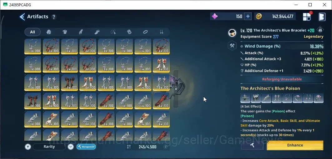 Solo Leveling: ARISE Accounts Lvl 93|2,7M Pwr|[LennartA4,ReijiA4,Il-HwanA1,Hae-i image 19