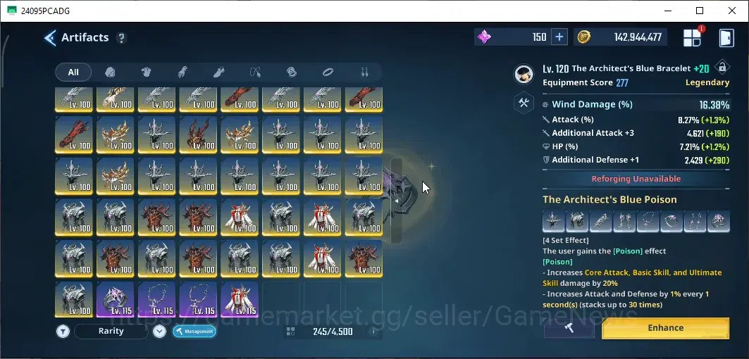 Solo Leveling: ARISE Accounts Lvl 93|2,7M Pwr|[LennartA4,ReijiA4,Il-HwanA1,Hae-i image 20
