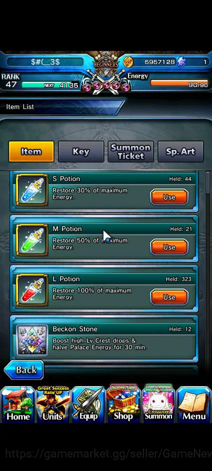 Grand Summoners Accounts Global|Rank 47|11 Ascend|LM IsliidTW,HimuraTW,Sait image 2