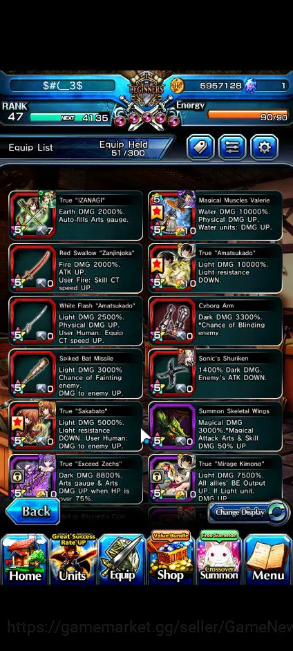 Grand Summoners Accounts Global|Rank 47|11 Ascend|LM IsliidTW,HimuraTW,Sait image 5