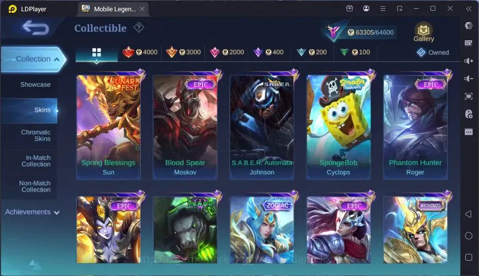 Mobile Legends: Bang Bang Accounts Global|Hero 118|Skin 238|Renowned|Collector Natali image 10
