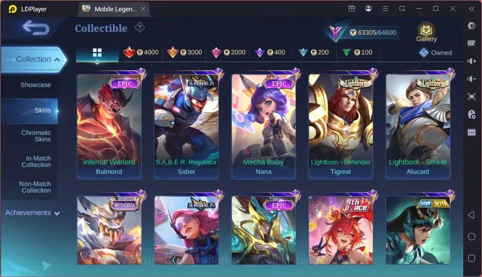 Mobile Legends: Bang Bang Accounts Global|Hero 118|Skin 238|Renowned|Collector Natali image 12
