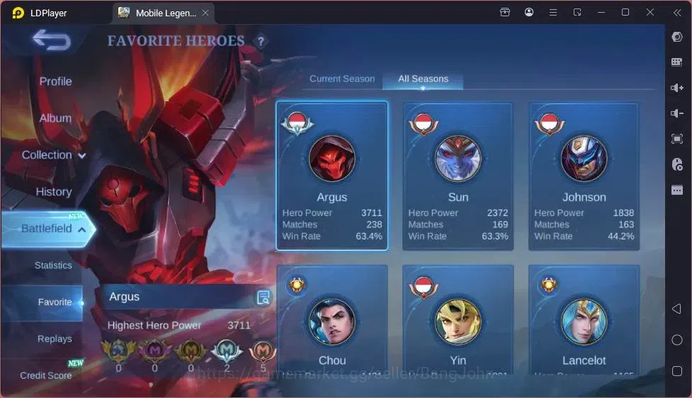 Mobile Legends: Bang Bang Accounts Global|Hero 118|Skin 238|Renowned|Collector Natali image 15