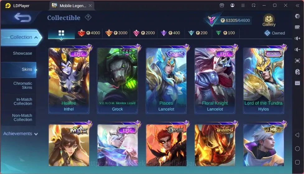 Mobile Legends: Bang Bang Accounts Global|Hero 118|Skin 238|Renowned|Collector Natali image 9