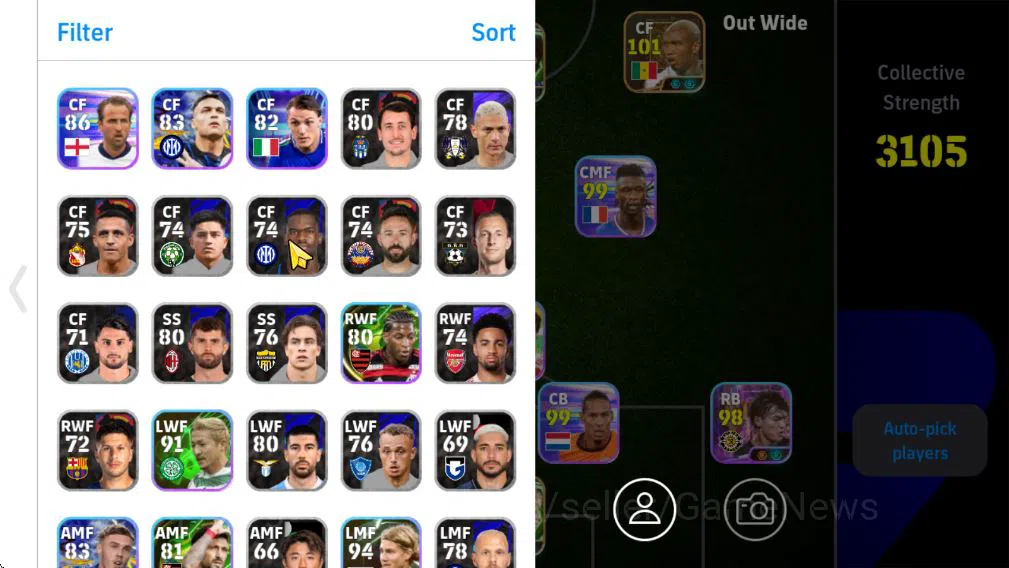 eFootball Accounts Mid-Tier Mobile|Ruud Gullit(Bullet Header,Low Screamer),Tojiro Kubo(Edge Crossing),Shinji 2