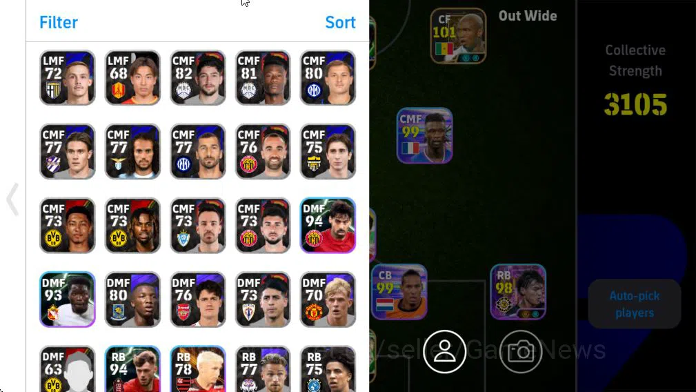eFootball Accounts Mid-Tier Mobile|Ruud Gullit(Bullet Header,Low Screamer),Tojiro Kubo(Edge Crossing),Shinji 3