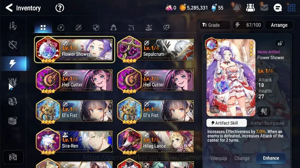 Epic Seven Accounts Global|UnVerif|3 ML(Last Rider Krau,Architect Laik image 17