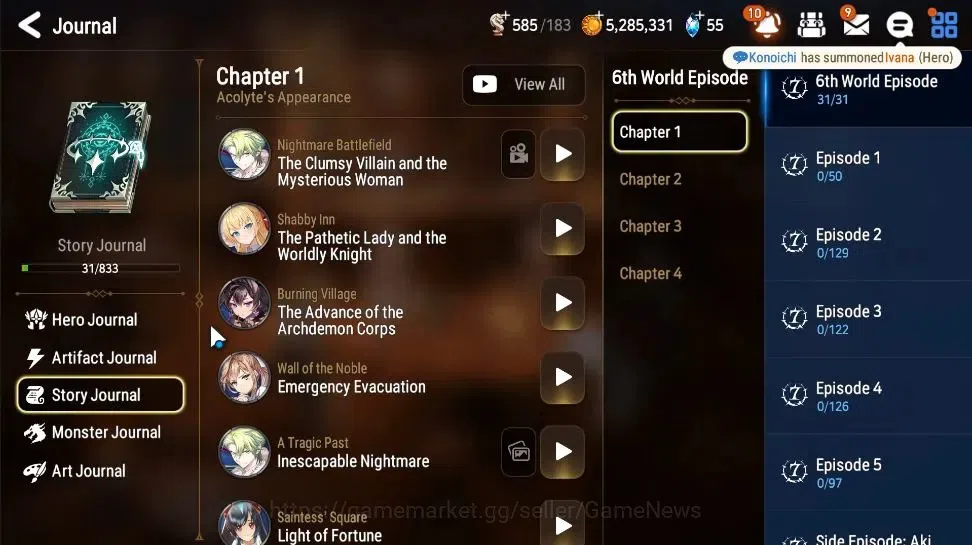 Epic Seven Accounts Global|UnVerif|3 ML(Last Rider Krau,Architect Laik image 7